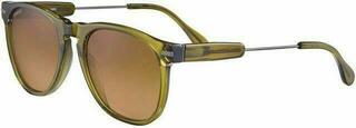 Lifestyle Glasses Serengeti Amboy Crystal Olive/Shiny Dark Gunmetal/Mineral Polarized Drivers Gradient Lifestyle Glasses