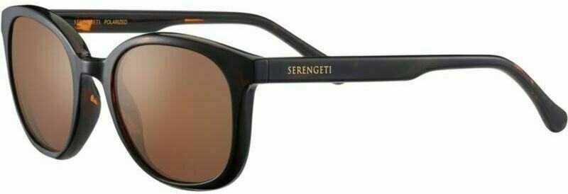 Lifestyle Glasses Serengeti Mara Shiny Tortoise/Mineral Polarized Drivers Gold Lifestyle Glasses