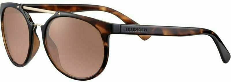 Életmód szemüveg Serengeti Lerici 711004 Shiny Tortoise/Matte Soft Gold/Mineral Non Polarized Drivers Gradient M Életmód szemüveg