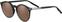 Életmód szemüveg Serengeti Leonora Shiny Transparent Black/Mineral Polarized Drivers M Életmód szemüveg