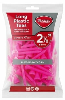 Golf-Tees Masters Golf Plastic Tees 2 1/8 Inch Pink 40 pcs - 1