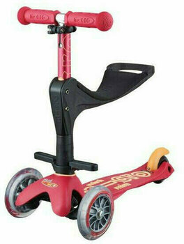Classic Scooter Micro Mini Deluxe 3v1 Plus Ruby Red - 1
