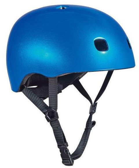 Otroška kolesarska čelada Micro LED Metallic Blue 52-56 Otroška kolesarska čelada