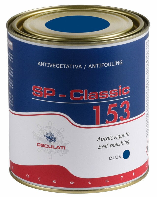 Antifouling Farbe Osculati SP Classic 153 Self-Polishing Antifouling Blue 0,75 L