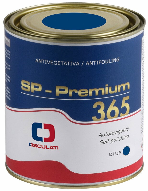 Antivegetacijski premazi Osculati SP Premium 365 Self-Polishing Antifouling Blue 0,75 L