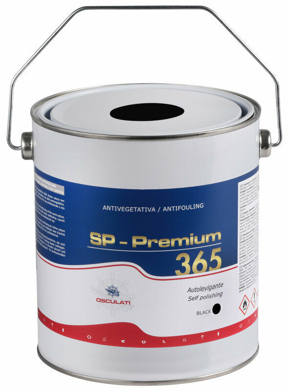 Антифузионно покритие Osculati SP Premium 365 Self-Polishing Antifouling Black 2,5 L
