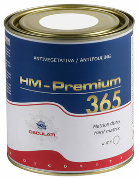 Antivegetacijski premazi Osculati HM Premium 365 Hard Matrix Antifouling White 0,75 L - 1