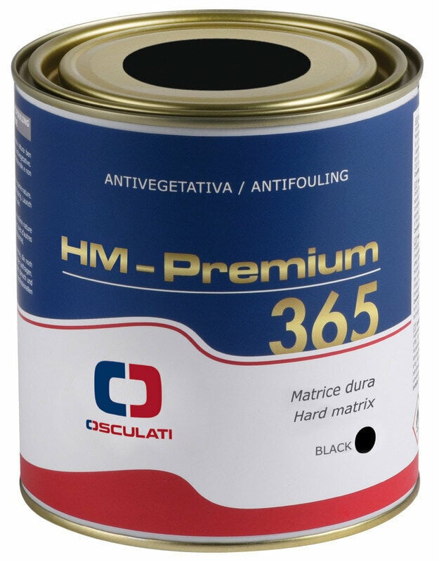 Antifouling Osculati HM Premium 365 Hard Matrix Antifouling Black 0,75 L