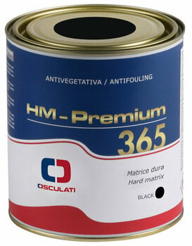 Antifouling Farbe Osculati HM Premium 365 Hard Matrix Antifouling Black 0,75 L - 1