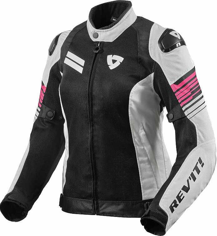Oблекло > Якета Rev’it! Jacket Apex Air H2O Ladies White/Pink 40 Текстилно яке