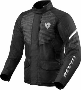 Textiljacke Rev'it! Jacket Duke H2O Black M Textiljacke - 1