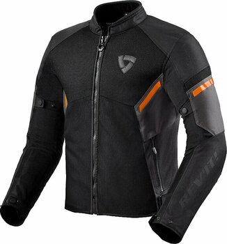 Текстилно яке Rev'it! Jacket GT-R Air 3 Black/Neon Orange M Текстилно яке - 1