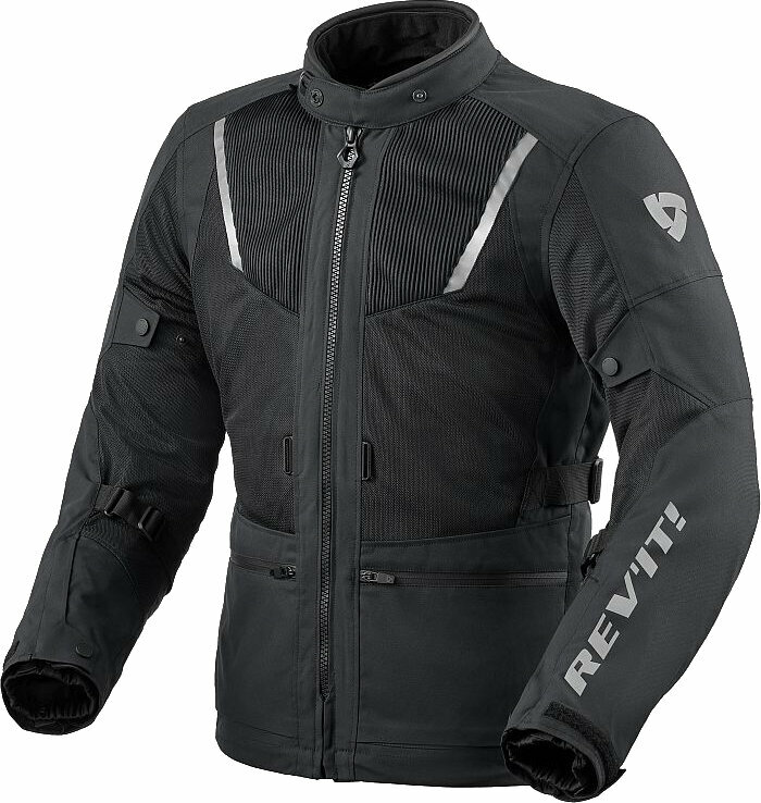 Textilná bunda Rev'it! Jacket Levante 2 H2O Black 3XL Textilná bunda