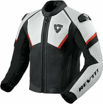 Usnjena jakna Rev'it! Jacket Matador Black/Neon Red 52 Usnjena jakna - 1