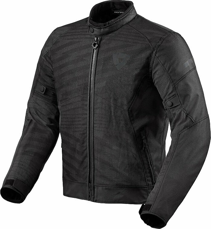 Tekstilna jakna Rev'it! Jacket Torque 2 H2O Black S Tekstilna jakna