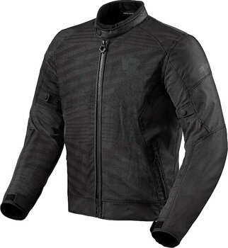 Textilní bunda Rev'it! Jacket Torque 2 H2O Black S Textilní bunda - 1