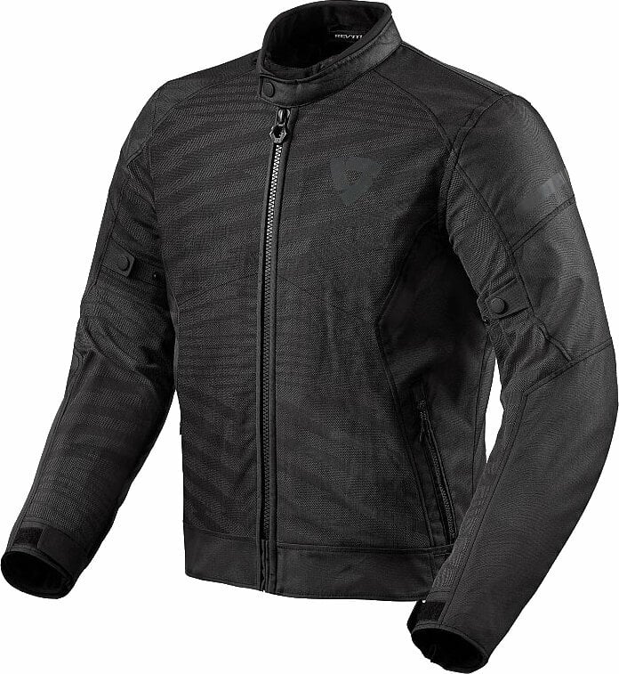 Textile Jacket Rev'it! Jacket Torque 2 H2O Black M Textile Jacket