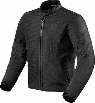 Textile Jacket Rev'it! Jacket Torque 2 H2O Black XL Textile Jacket - 1