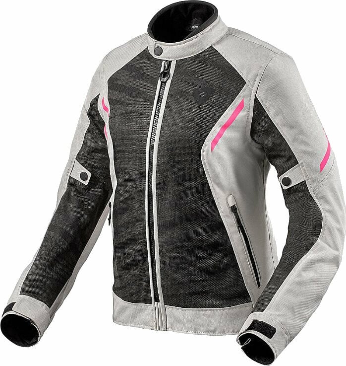 Μπουφάν Textile Rev'it! Jacket Torque 2 H2O Ladies Black/Light Grey 42 Μπουφάν Textile