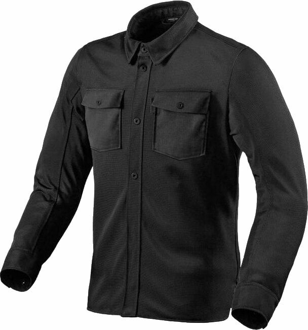 Camicia in kevlar Rev'it! Overshirt Tracer Air 2 Black XL Camicia in kevlar