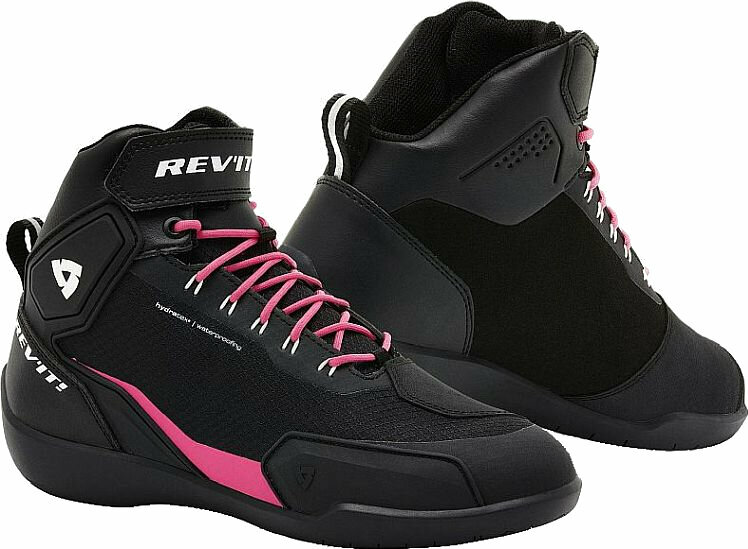 Motoros csizmák Rev'it! Shoes G-Force H2O Ladies Black/Pink 38 Motoros csizmák