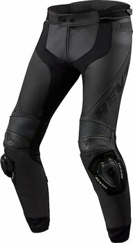 Motorcycle Leather Pants Rev'it! Trousers Apex Black 46 Motorcycle Leather Pants - 1