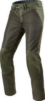 Textile Pants Rev'it! Trousers Eclipse Dark Green 2XL Regular Textile Pants - 1