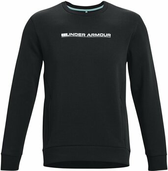 Fitness-sweatshirt Under Armour UA Summit Knit Crew Black/White S Fitness-sweatshirt - 1
