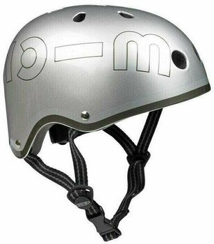 Kid Bike Helmet Micro Metallic Silver Metallic Silver 53-57 Kid Bike Helmet - 1