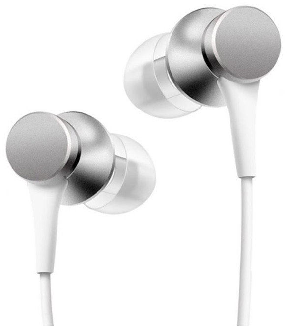 Słuchawki douszne Xiaomi Mi In-Ear Headphones Basic Silver