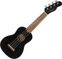 Fender Venice WN BK Szoprán ukulele Fekete