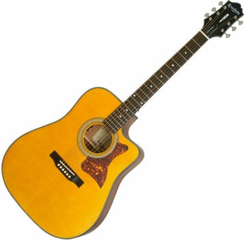 Dreadnought elektro-akoestische gitaar Epiphone Masterbilt DR-400MCE Natural - 1