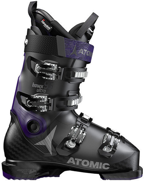 Cipele za alpsko skijanje Atomic Hawx Ultra 95 W Black/Purple 24/24.5 18/19
