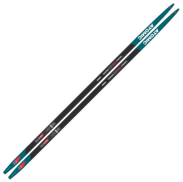 Skis de fond Atomic Pro C2 Skintec - Med Blue/Black/Red 202 cm 18/19