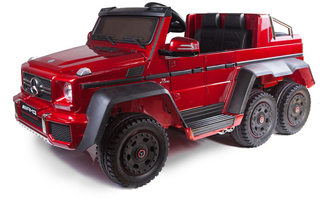 Electric Toy Car Beneo Electric Ride-On Car Mercedes-Benz G63 6X6 Red Paint