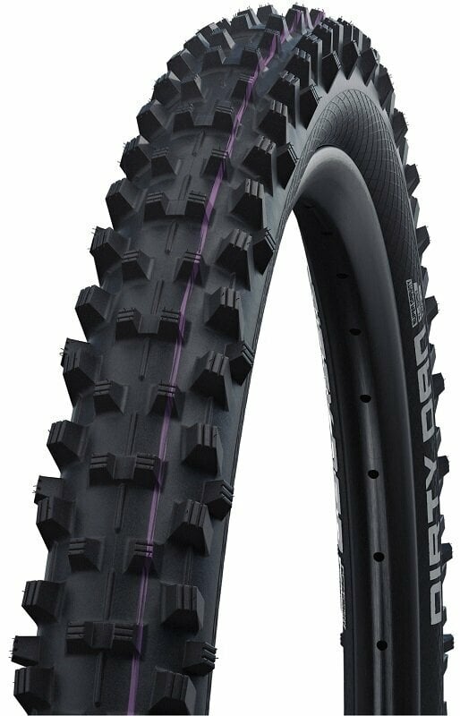 MTB-cykeldæk Schwalbe Dirty Dan 29/28" (622 mm) Black/Purple 2.35 MTB-cykeldæk