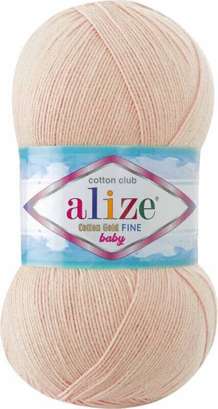Fios para tricotar Alize Cotton Gold Fine Baby 382 Fios para tricotar