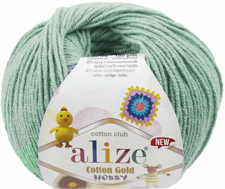Fios para tricotar Alize Cotton Gold Hobby New 15