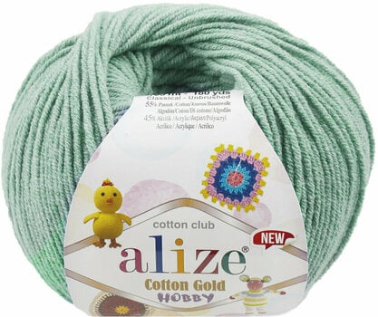  55% Cotton 45% Acrylic Alize Cotton Gold Yarn 1