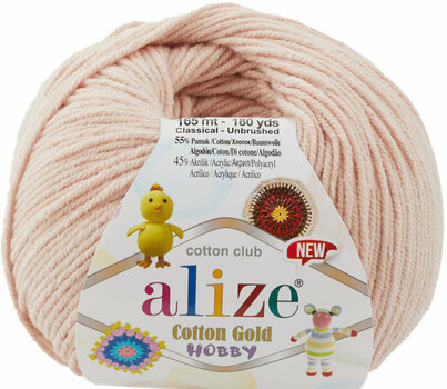 Fil à tricoter Alize Cotton Gold Hobby New 161 Fil à tricoter - 1