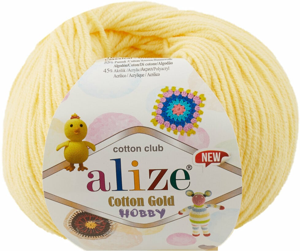 Fil à tricoter Alize Cotton Gold Hobby New 187 Fil à tricoter