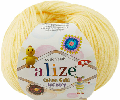Fil à tricoter Alize Cotton Gold Hobby New 187 Fil à tricoter - 1