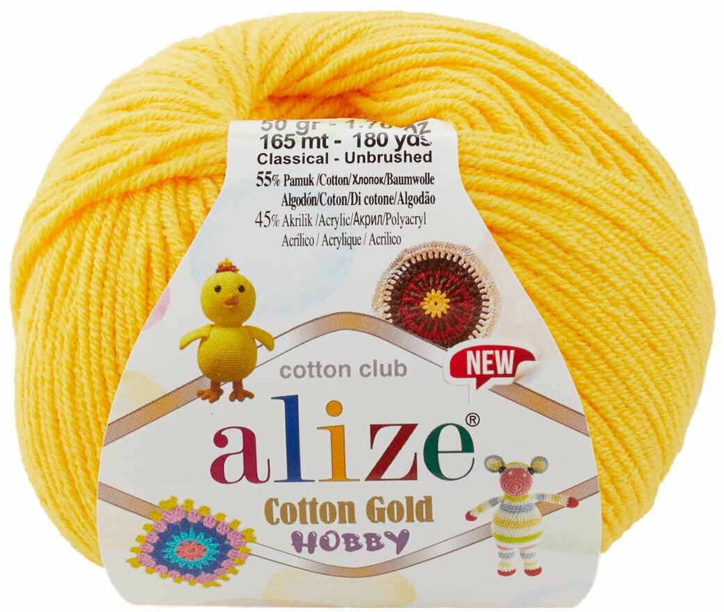 Pletacia priadza Alize Cotton Gold Hobby New 216