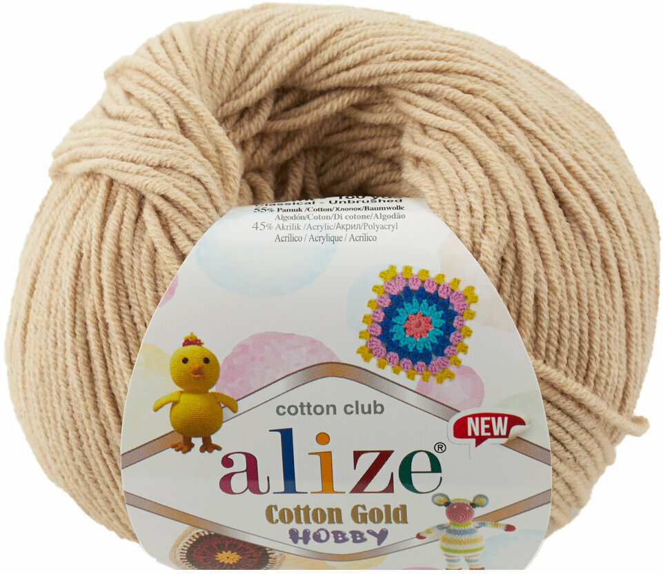Fil à tricoter Alize Cotton Gold Hobby New 262 Fil à tricoter