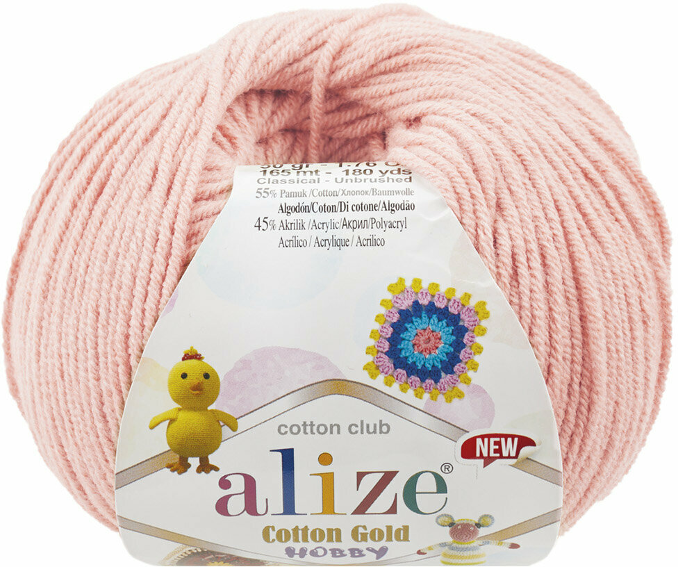 Hilo de tejer Alize Cotton Gold Hobby New 393 Hilo de tejer