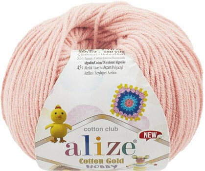 Fios para tricotar Alize Cotton Gold Hobby New 393 - 1