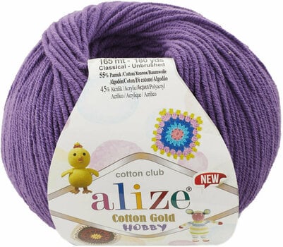 Knitting Yarn Alize Cotton Gold Hobby New 44 - 1