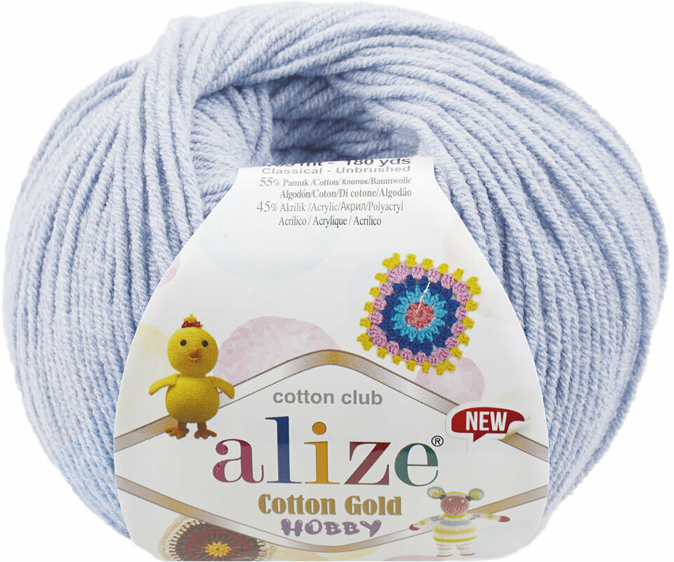 Fil à tricoter Alize Cotton Gold Hobby New 513 Fil à tricoter