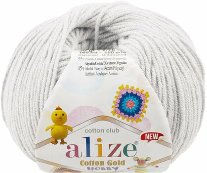 Fios para tricotar Alize Cotton Gold Hobby New 533 Fios para tricotar - 1