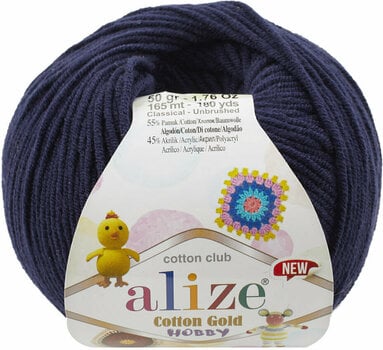 Pređa za pletenje Alize Cotton Gold Hobby New 58 - 1